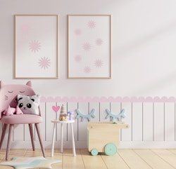 Wall Stickers Powder Pink Circles