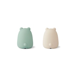 Liewood, Callie nattlampa, Mr bear peppermint sandy, 2-pack