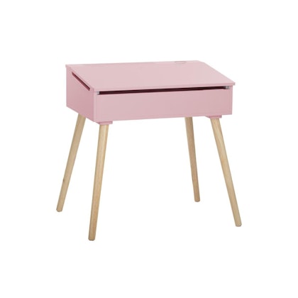 Desk with storage, pink