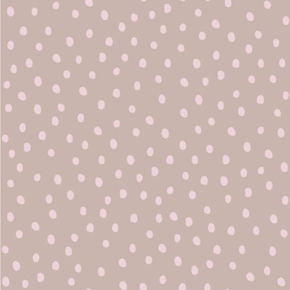 Dekornik, tapet Irregular Dots Powder Pink Cappucino