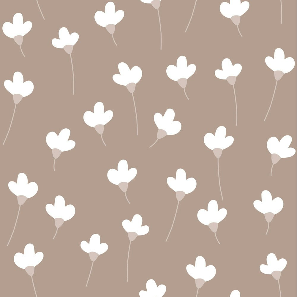 Dekornik, wallpaper Daisies On Mocca 