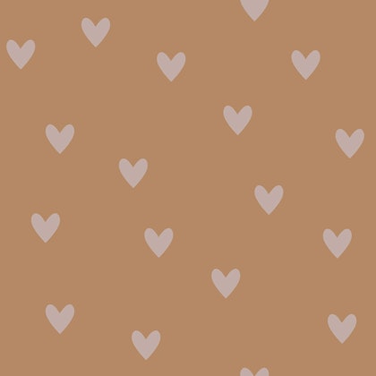 Dekornik, wallpaper Hearts Pink And Cinnamon