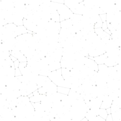 Dekornik, wallpaper Cosmos White And Grey