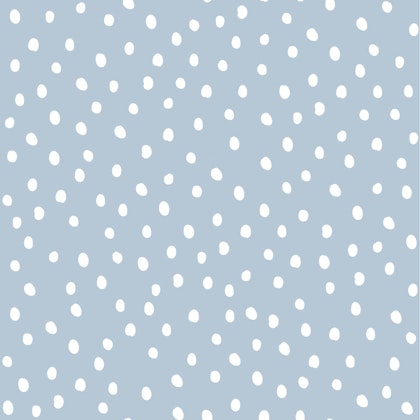 Dekornik, wallpaper Irregular Dots Light Blue