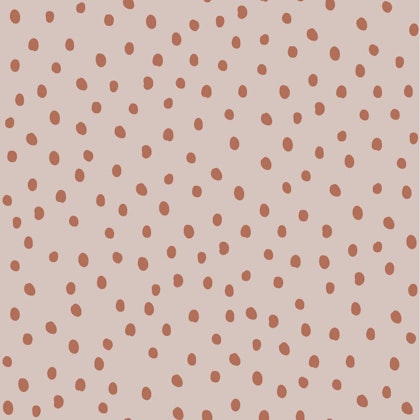 Dekornik, wallpaper Irregular Dots Powder Pink Brick