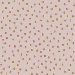 Dekornik, tapet Irregular Dots Powder Pink Cinnamon