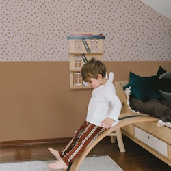 Dekornik, tapet Irregular Dots Powder Pink Cinnamon