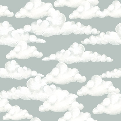 Dekornik, Tapet Clouds Grey Blue