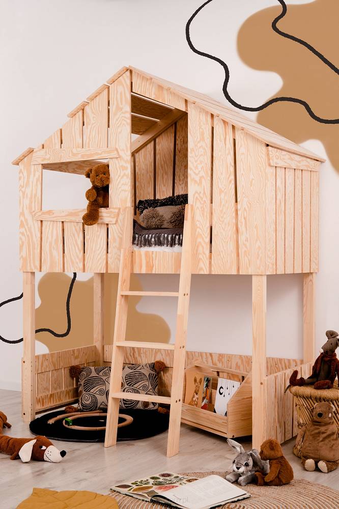 Loft bed tree house, Ted A Loft bed tree house, Ted A