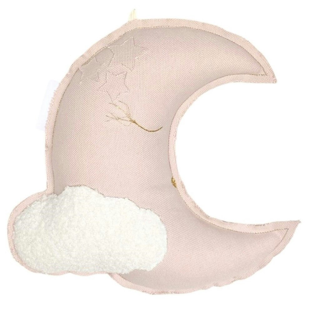 Cotton & Sweets, bed mobile wall decoration powder pink moon 