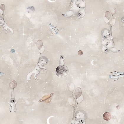 Dekorillo, wallpaper Polar cosmos beige