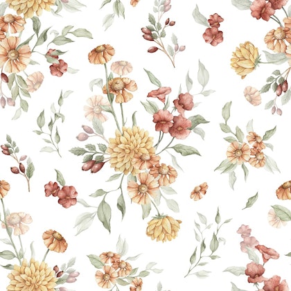 Dekorillo, wallpaper Golden flowers