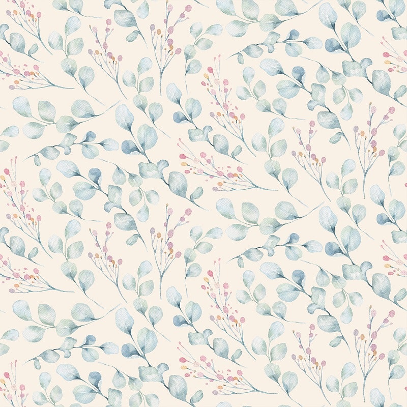 Dekorillo, wallpaper Soft eucalyptus 