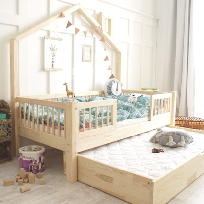 House bed Astrid with storage box / extra bed