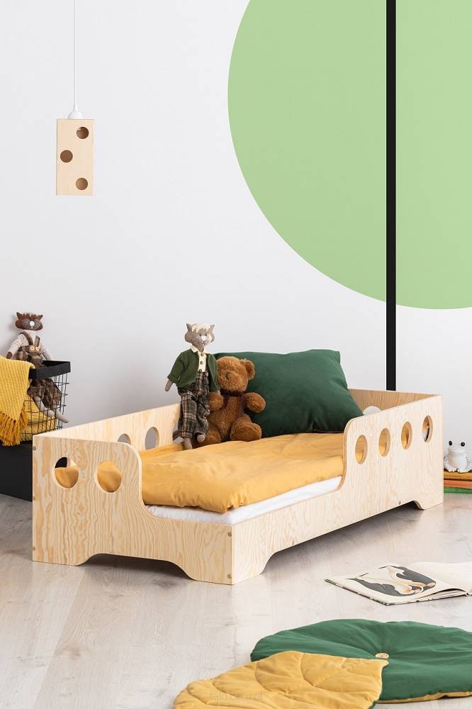 Children's bed with guard rail, Coco 5 Children's bed with guard rail, Coco 5