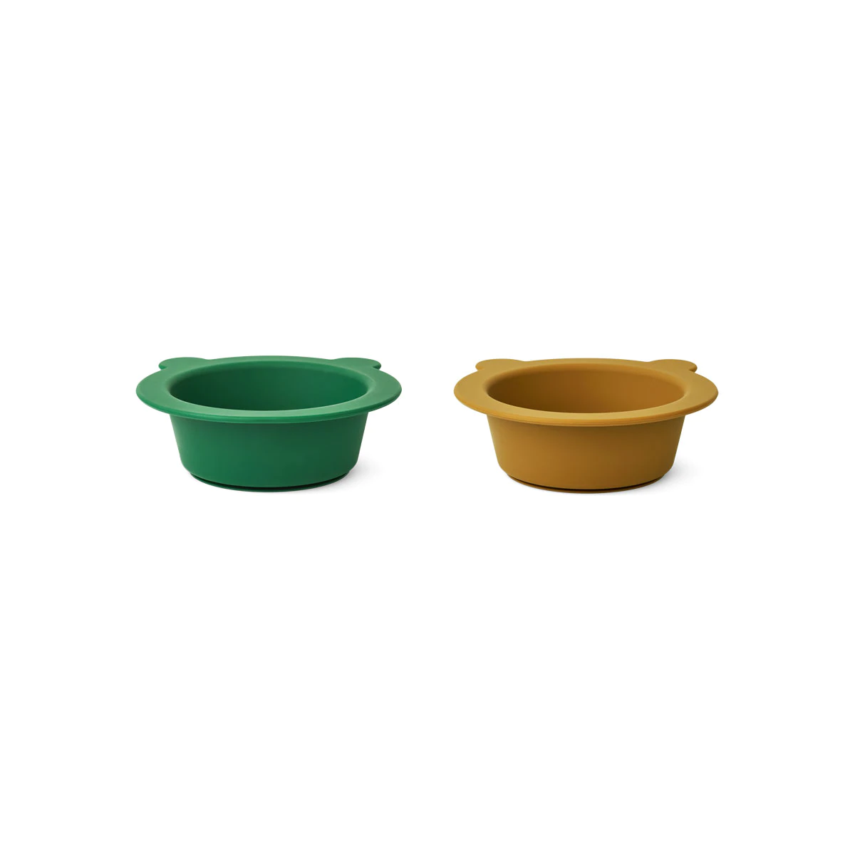 Liewood, Peony silicone suction bowl set of 2, Eden golden caramel 