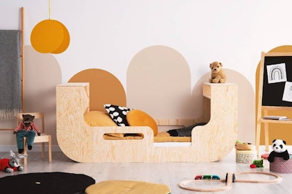 Children's bed with guard rail, Lulu Combi