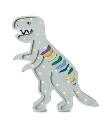 Little Lights, Night light for children's room, Dino Rex Khaki Pastel