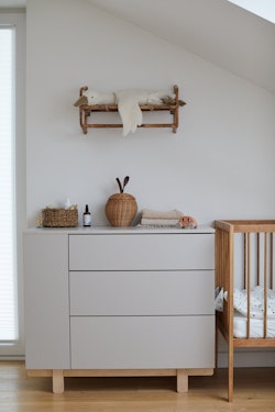 Woodluck, chest of drawers with bookcase , BASIC