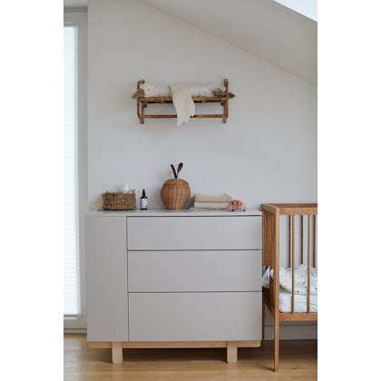 Woodluck, chest of drawers with bookcase , BASIC