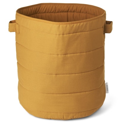 Liewood, Lia quilted storage basket, Golden caramel