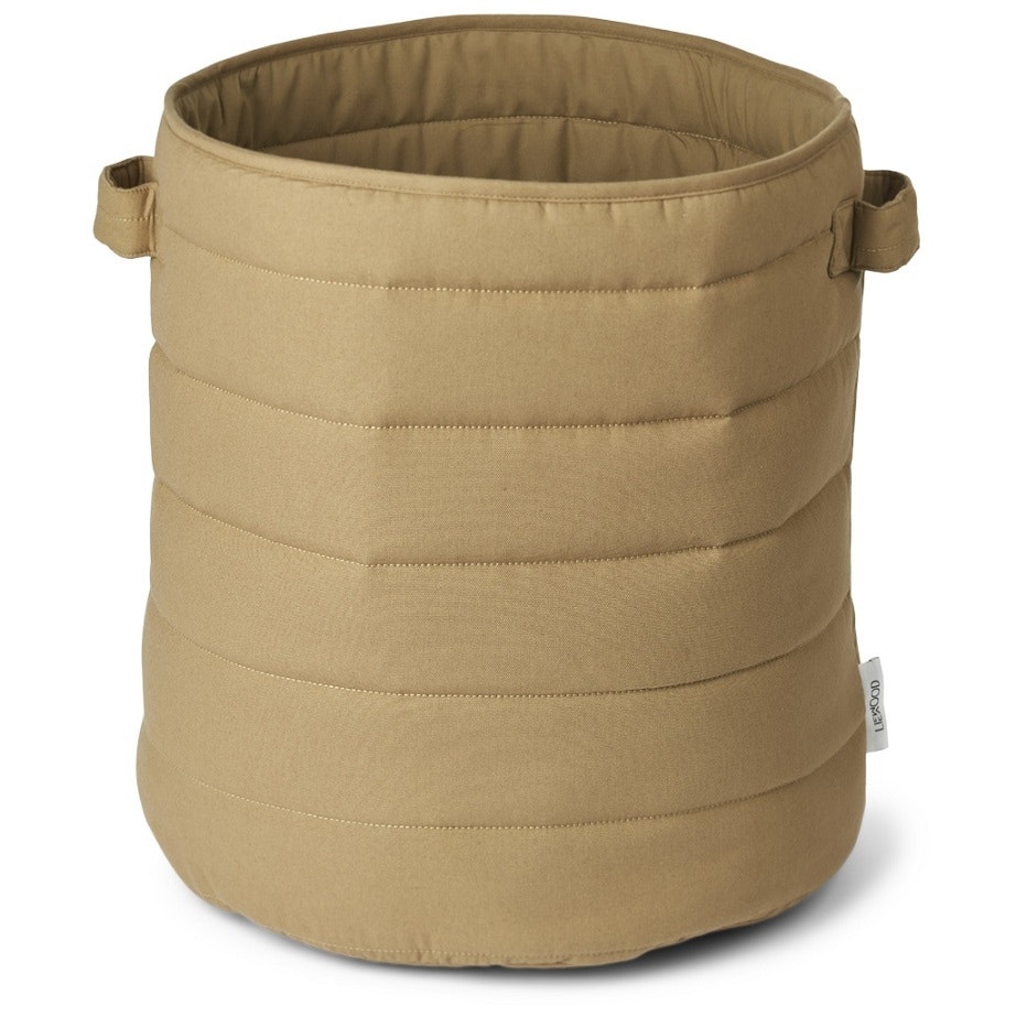 Liewood, Lia quilted storage basket, Oat Liewood, Lia quilted storage basket, Oat