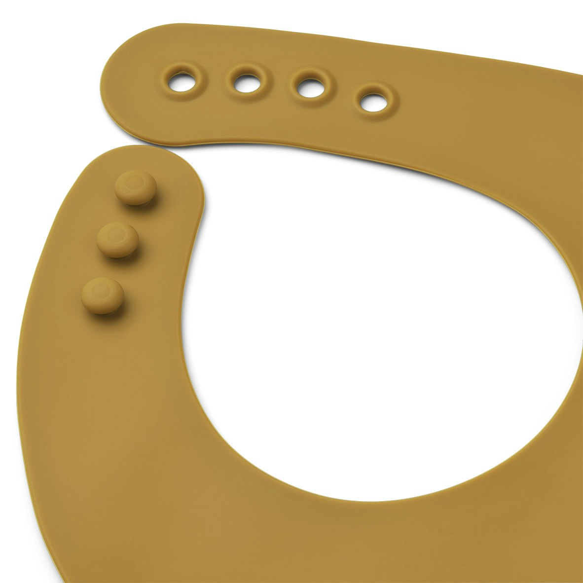 Liewood, Ember silicone bib set of 2, Golden caramel mix 