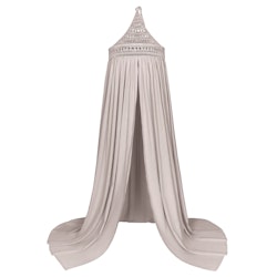 Numero 74, Tara boho bed canopy with LED lights, Powder