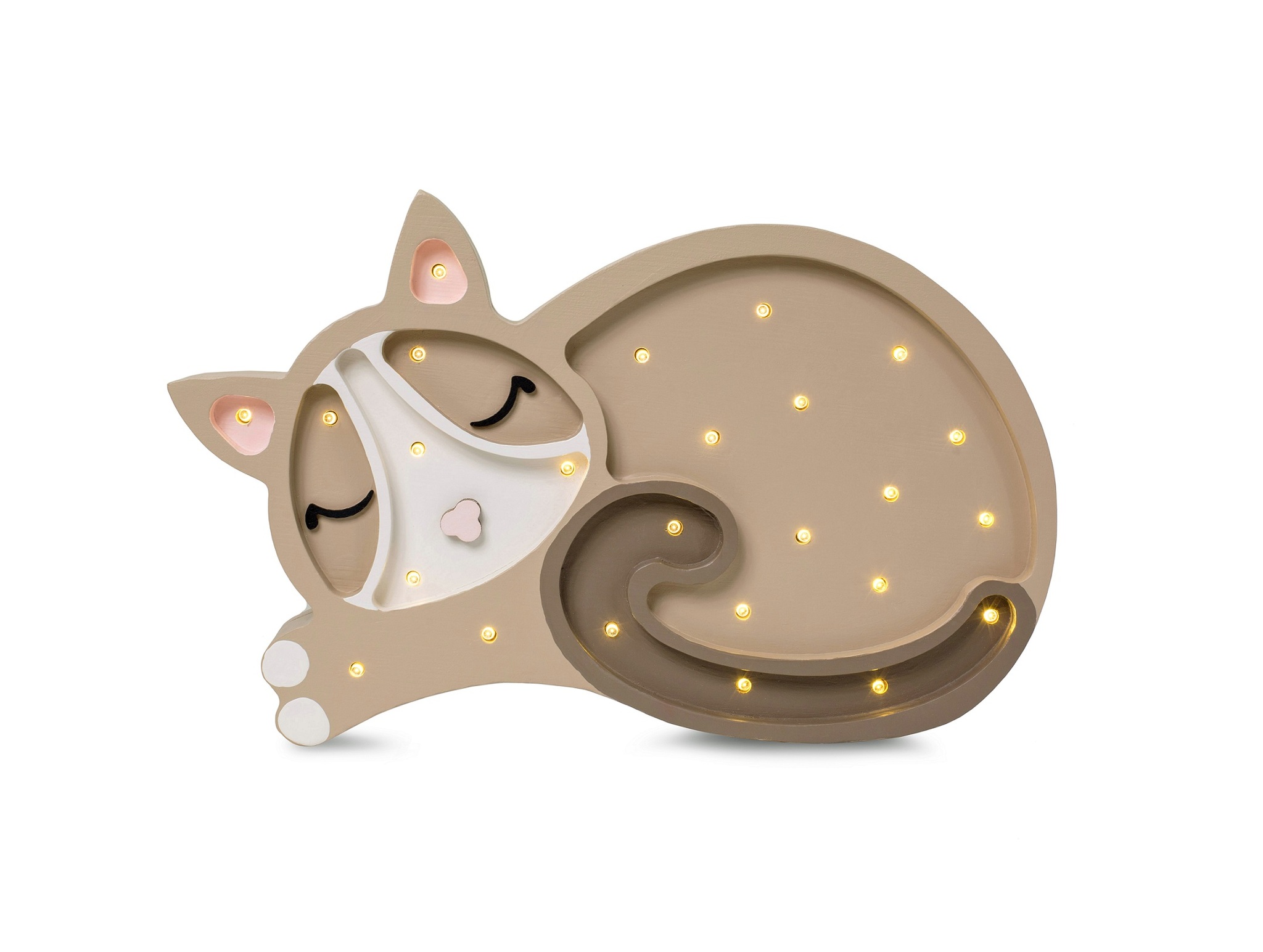 Little Lights, Night light for the children's room, Cat Cappuccino 