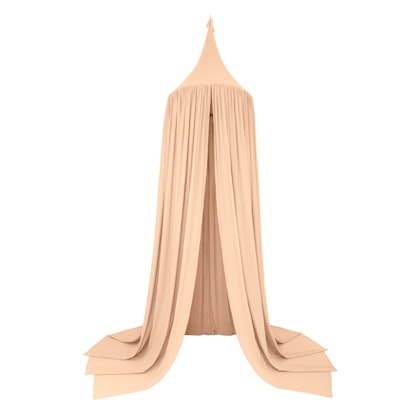 Numero 74, bed canopy with LED lights, Pale peach
