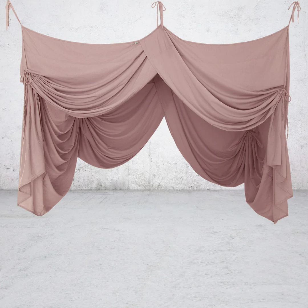 Numero 74, Bed drape bed canopy, Dusty pink 