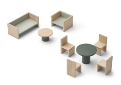 Liewood, Gillian dollhouse furniture, Hunter green mix