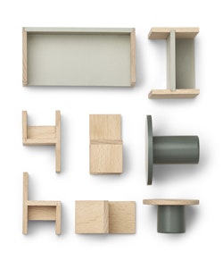 Liewood, Gillian dollhouse furniture, Hunter green mix