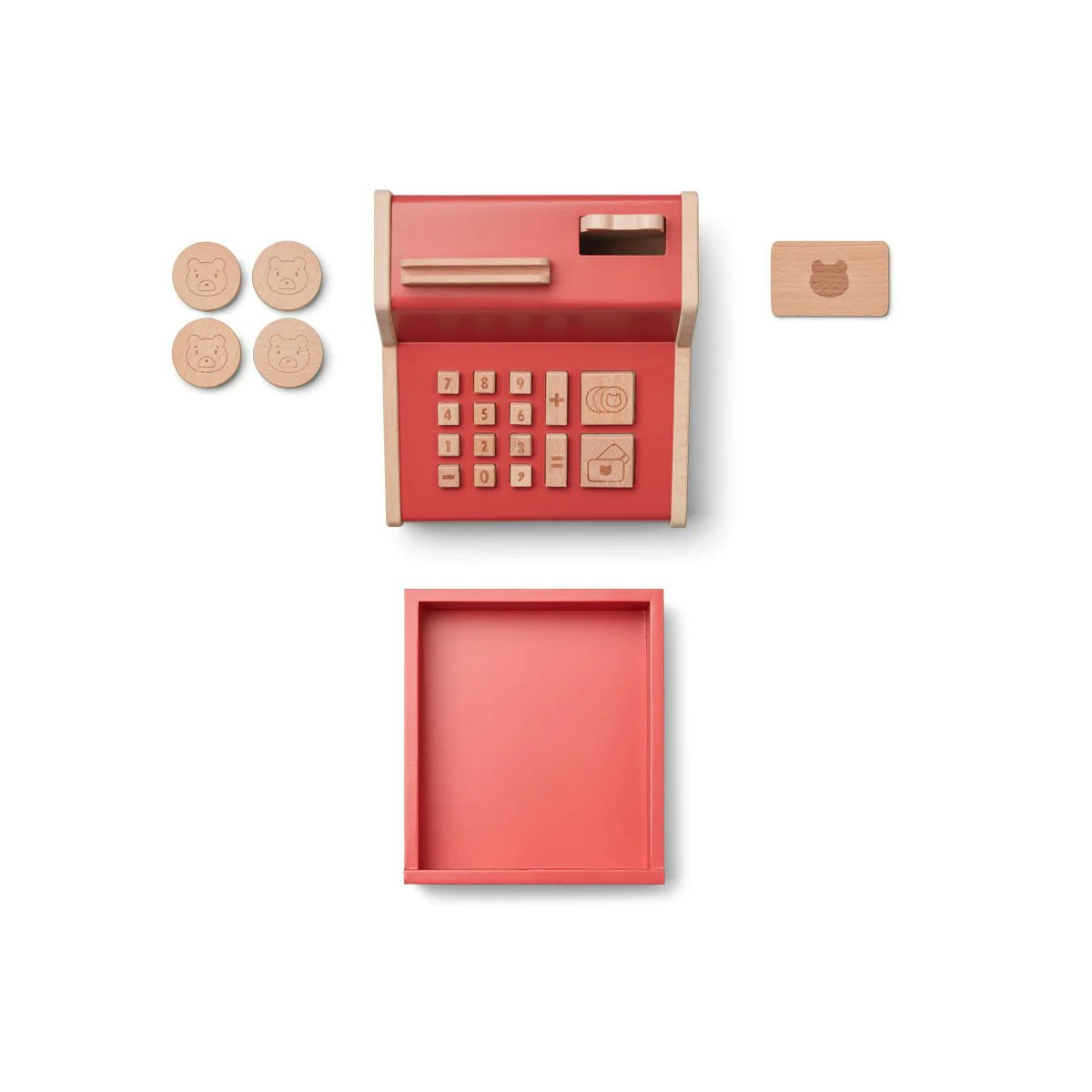Liewood, Buck cash register, Apple red tuscany rose 