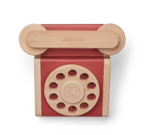 Liewood, Selma klassisk telefon, Apple red pale tuscany rose