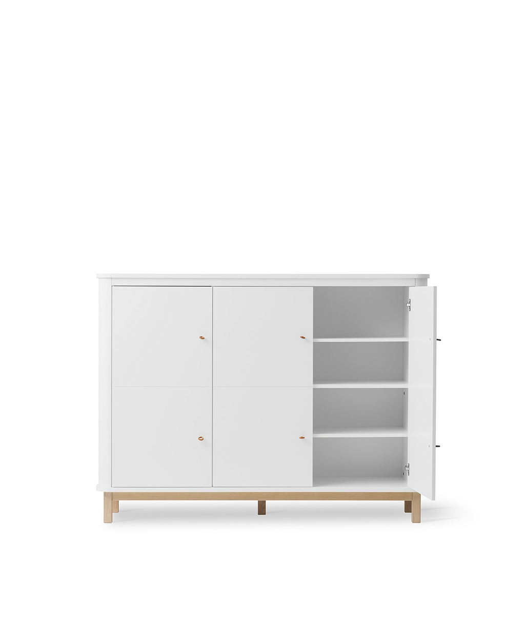 Oliver Furniture, cabinet, white/oak 