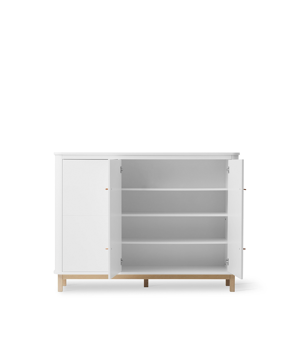 Oliver Furniture, cabinet, white/oak 