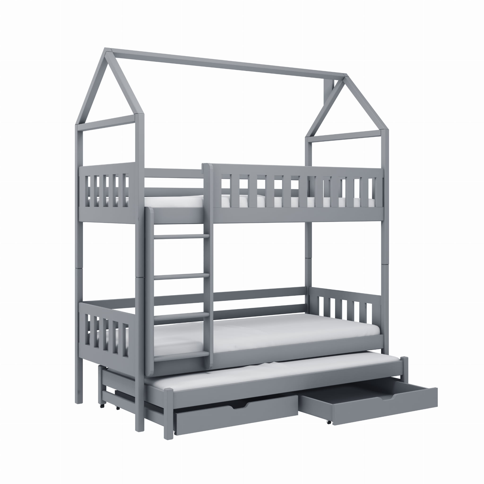 House bed bunk bed with three beds Ingvar House bed bunk bed with three beds Ingvar