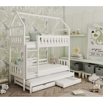 House bed bunk bed with three beds Ingvar