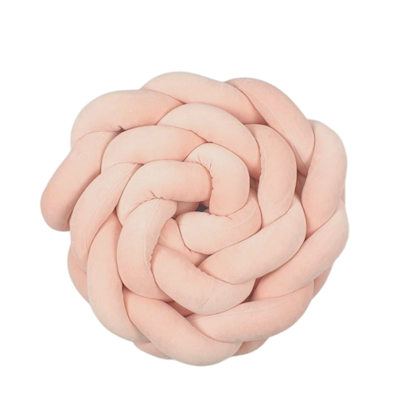 Babylove, bed bumper braided, powder pink