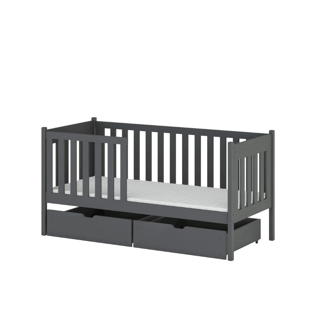 Children's bed with barrier Alma Children's bed with barrier Alma