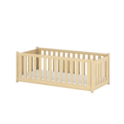 Children's bed with barrier Conrad