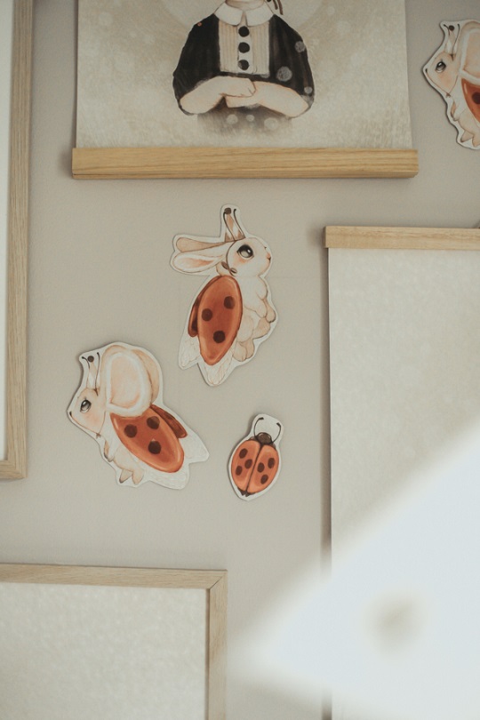 Mrs Mighetto, Paper Friends Ladybugs Dekoration för barn nyckelpiga