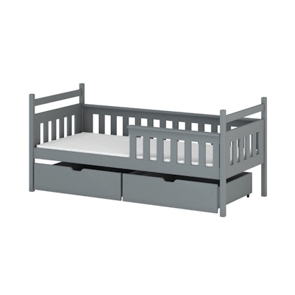 Children's bed with barrier Elliot