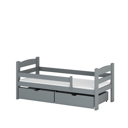 Children's bed with barrier Marc
