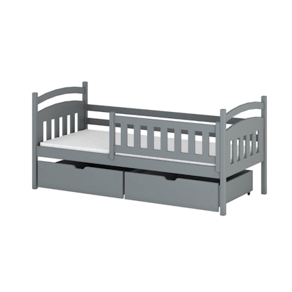 Children's bed with barrier, daybed Tuva