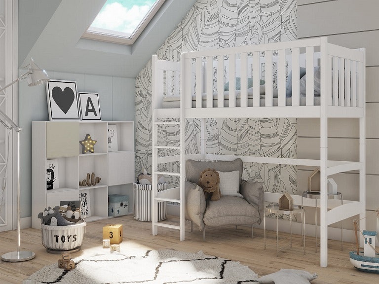 Loft bed for the children's room Lea Loft bed for the children's room Lea