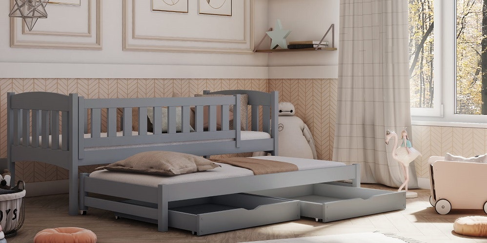 Children's bed with extra bed Amber Children's bed with extra bed Amber