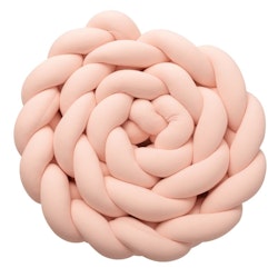 Babylove,bed bumper knot cushion,peach