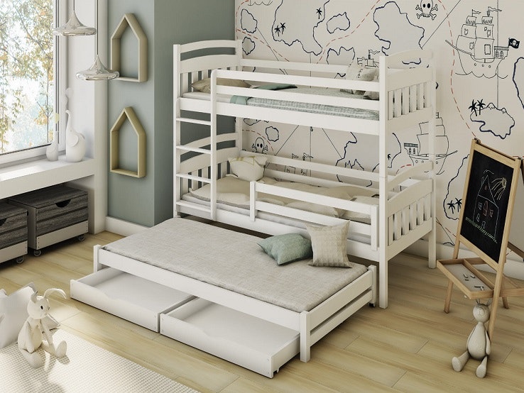 Bunk bed with three beds Albert Bunk bed with three beds Albert